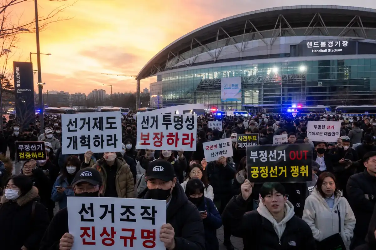 5억 분의 1의 우연? 2026 지방선거 쌍둥이 득표와 올림픽공원 밤샘 시위의 전말